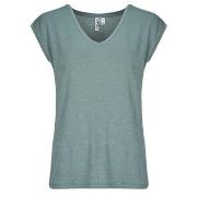 T-shirt Korte Mouw Pieces PCBILLO TEE LUREX STRIPES