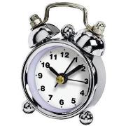 Klokken Hama Réveil Nostalgia Quartz Analogique Rond Blanc Argenté