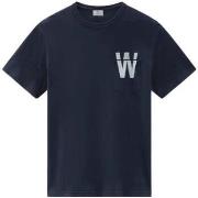 T-shirt Korte Mouw Woolrich -