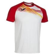 T-shirt Korte Mouw Joma T-shirt Elite X Blanc