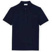 T-shirt Lacoste Paris Polo Elastic Piqué - Blue