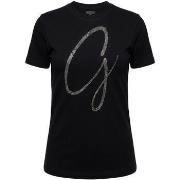 T-shirt Korte Mouw Guess SS CN MAXI G STUDS TEE W6GI39 K3478