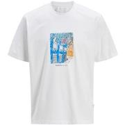 T-shirt Korte Mouw Jack &amp; Jones 12273494 brightwhite
