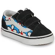 Lage Sneakers Vans Old Skool V PAINTED FLORAL Bright Azure