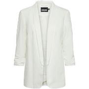 Blazer Pieces 17090996 PCBOSS 3/4 BLAZER-CLOUD DANCER