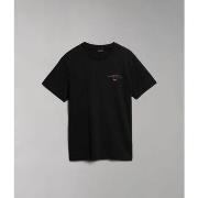 T-shirt Napapijri SELBAS NP0A4GBQ-041 BLACK