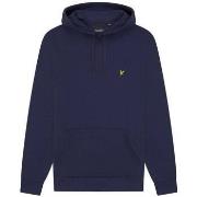 Sweater Lyle &amp; Scott ML1139V BRUSHED BACK HOODIE-Z271 DARK NAVY BR...