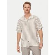 Overhemd Lange Mouw Jack &amp; Jones 12249367 RESORT STRIPE-CROCKERY
