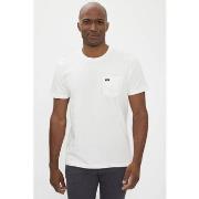 T-shirt Lee 112320042 POCKET TEE-ECRU
