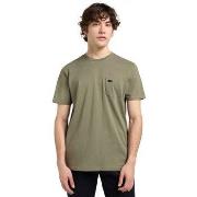 T-shirt Korte Mouw Lee 112370424 POCKET TEE-MERCANTILE GREEN