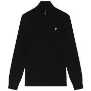 Trui Lyle &amp; Scott KN2112VC CTTN MERINO QRTR ZIP JUMP-Z865 JET BLAC...