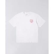 T-shirt Korte Mouw Edwin I031131 MUSIC CHANNEL-1WZ.67 WHITE/RED