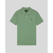 T-shirt Lyle &amp; Scott SP400VOG POLO-X576 SMOKE GREEN