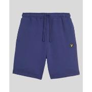 Korte Broek Lyle &amp; Scott ML414VOG SWEAT SHORT-X568 DEEP INDIGO