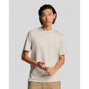 T-shirt Lyle &amp; Scott TS2227TON TIPPED SUPERFINE-W870 COVE