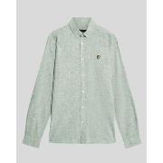 Overhemd Lange Mouw Lyle &amp; Scott LW2207V LINEN BLEND OXFORD-X583 G...