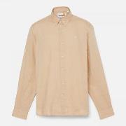 Overhemd Lange Mouw Timberland TB0A2DC31 - LINEN SHIRT-Y941 SAFARI