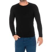 T-Shirt Lange Mouw Kisses And Love 1625-H-NEGRO