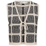 Blouse Only Loa Vest - Birch/Black