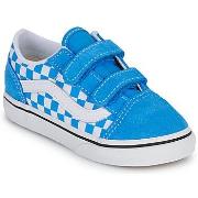 Lage Sneakers Vans Old Skool V COLOR THEORY CHECKERBOARD Bright Azure
