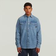 Overhemd Lange Mouw G-Star Raw D29312-D252 MARINE SLIM SHIRT LS DNM-H0...