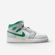 Hoge Sneakers Nike Air 1 Mid White Pure Platinum Pine Green (GS)