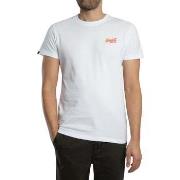 T-shirt Korte Mouw Superdry Essentieel EMB-T-shirt met logo