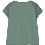 T-shirt Korte Mouw Deha Satin Sleeve Top