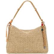 Handtas Desigual BAG_HALF LOGO RAFFIA LE 26SAXO04