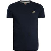 T-shirt Korte Mouw Superdry Essentieel EMB-T-shirt met logo
