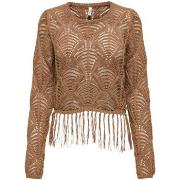 Trui Only Onlleonie Ls Structur Fring Oneck Cc Knt 15362968