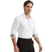 Overhemd Lange Mouw Yves Enzo Chemises manches longues--H-6234-1