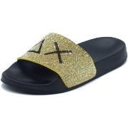 Teenslippers Sun68 X36211 Slippers Strass Logo Nero