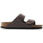 Sandalen BIRKENSTOCK Arizona Birkoflor Nubuck Mocha Narrow