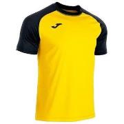 T-shirt Korte Mouw Joma T-shirt Teamwork Jaune