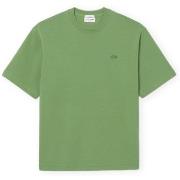 T-shirt Korte Mouw Lacoste Heavy Jersey Loose Fit T-Shirt - Vert