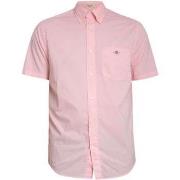 Overhemd Korte Mouw Gant Regular Classic Poplin overhemd met korte mou...