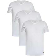 T-shirt Korte Mouw Lyle &amp; Scott Set van 3 basic lounge T-shirts me...