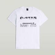 T-shirt Korte Mouw G-Star Raw Camisetas Hombre Modèle D29501 8415