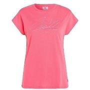 T-shirt Korte Mouw O'neill T-shirt Signature Essentials Rose