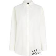 Overhemd Karl Lagerfeld OVERSIZED BEACHSHIRT B2W46034