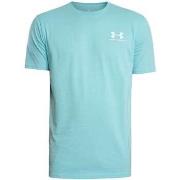 T-shirt Korte Mouw Under Armour T-shirt met logo op de linkerborst