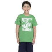 T-shirt Korte Mouw Leone 1947 Boy Short Sleeves Beach