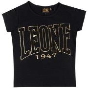 T-shirt Korte Mouw Leone 1947 Girl T-Shirt Short Sleeves Gold 1947