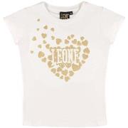 T-shirt Korte Mouw Leone 1947 Girl Short Sleeves Gold 1947