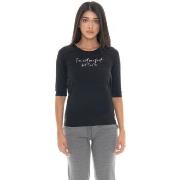 T-Shirt Lange Mouw Leone 1947 Woman T-Shirt Short Sleeves Braid