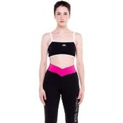 Sport BH Leone 1947 Woman Rib Top Black Boring