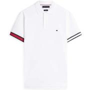 Polo Shirt Korte Mouw Tommy Hilfiger Rwb Cuff Liquid Cott