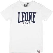 T-shirt Korte Mouw Leone 1947 Boy Short Sleeves Big Logo