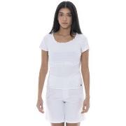 T-shirt Korte Mouw Leone 1947 Woman Rib Chic